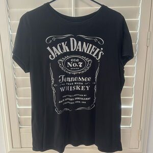 Jack Daniels Black T-Shirt for Woman